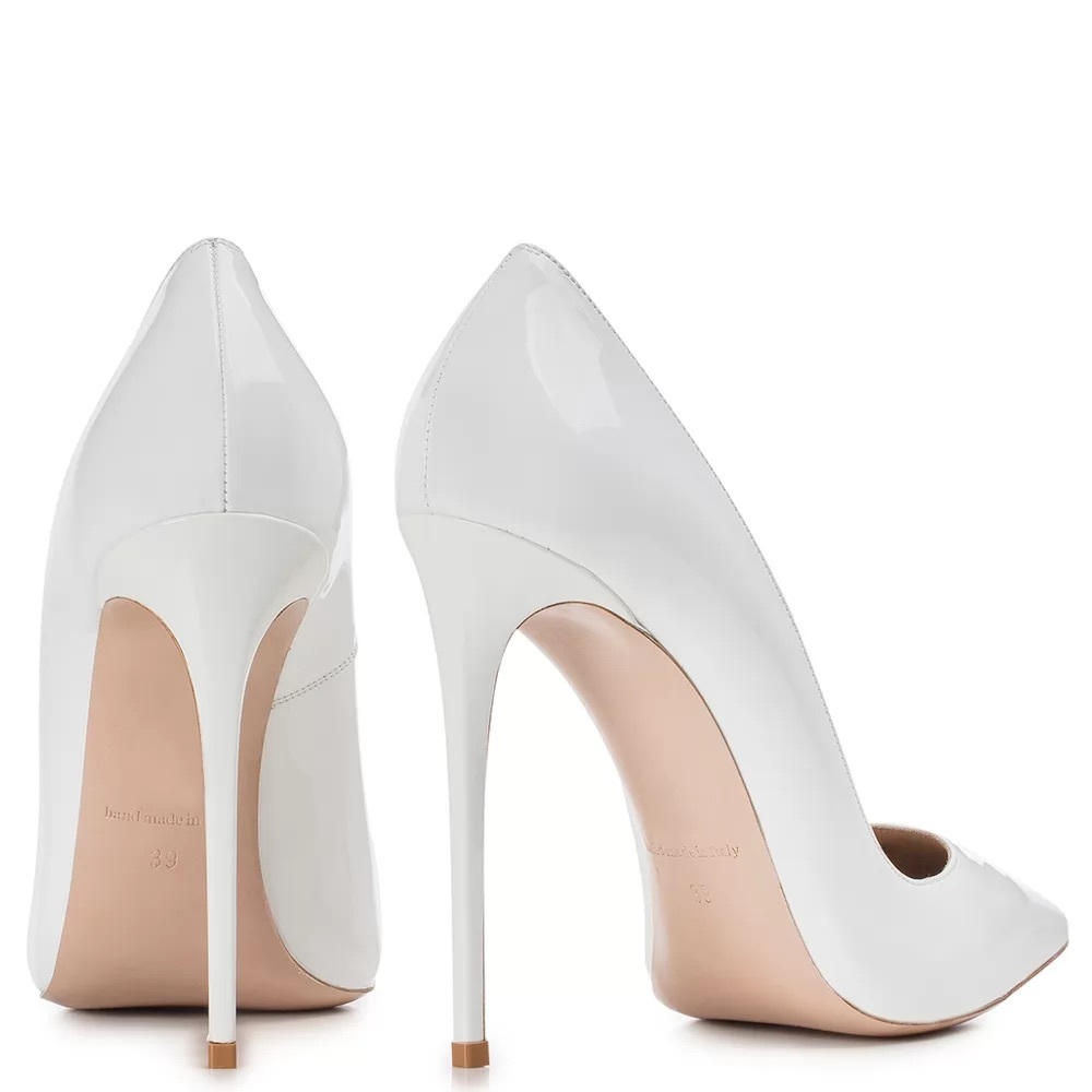 Le Silla DECO EVA 120 White patent pump